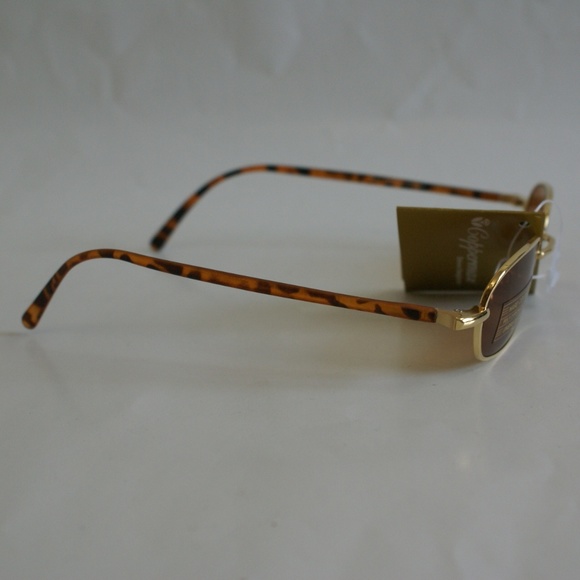 NWT TruVintage 90's lady's Fashion Combo Small Rectangular Coppermax Sunglasses - Picture 8 of 12